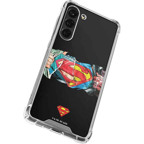 DC Comics Superman Shield Galaxy S24 FE Clear Case